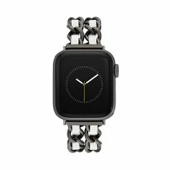 STEVEMADDEN Apple Watch® LINKED WATCH BAND WHITE 38-40MM