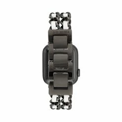 STEVEMADDEN Apple Watch® LINKED WATCH BAND WHITE 42-44MM