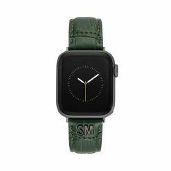 STEVEMADDEN Apple Watch® TEXTURED WATCH BAND GREEN 42-44MM