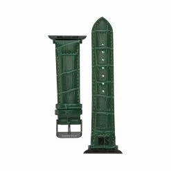 STEVEMADDEN Apple Watch® TEXTURED WATCH BAND GREEN 42-44MM