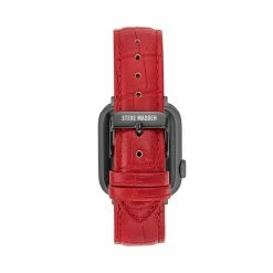 STEVEMADDEN Accessories Apple Watch® TEXTURED WATCH BAND RED 38-40MM