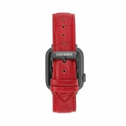STEVEMADDEN Apple Watch® TEXTURED WATCH BAND RED 42-44MM