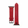 STEVEMADDEN Apple Watch® TEXTURED WATCH BAND RED 42-44MM