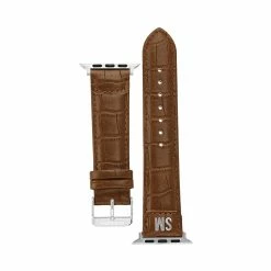 STEVEMADDEN Accessories Apple Watch® TEXTURED WATCH BAND BROWN 42-44MM