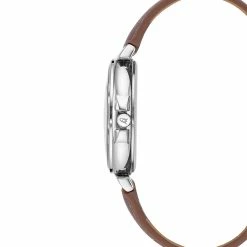 STEVEMADDEN Accessories STACKED LOGO WATCH BROWN