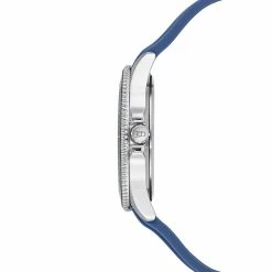 STEVEMADDEN RUBBERIZED ENAMEL CASE WATCH BLUE Accessories