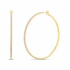 SteveMadden HOOPCRYS PINK