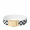 STEVEMADDEN TURN LOCK CUFF GREY Accessories