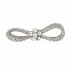 STEVEMADDEN TUBULAR BOW RING CRYSTAL