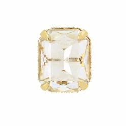 STEVEMADDEN MADDENWOOD COCKTAIL RING CRYSTAL