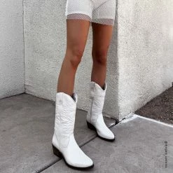 SteveMadden Women's Shoes HAYWARD WHITE LEATHER