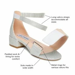 SteveMadden Kids' AIRENNE SILVER