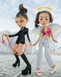 STEVEMADDEN Women's Clothing CAMERON SKIRT BLACK