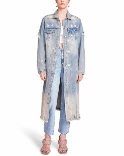 Recurate LONG DENIM SHACKET - SM REBOOTED Resale