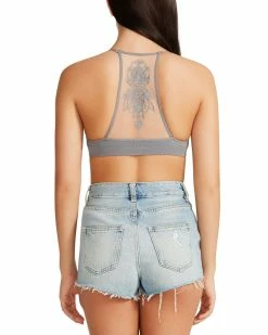 SteveMadden THE ELLA MESH BRALETTE GREY