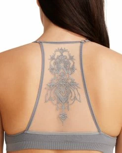 SteveMadden THE ELLA MESH BRALETTE GREY