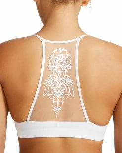 SteveMadden THE ELLA MESH BRALETTE WHITE