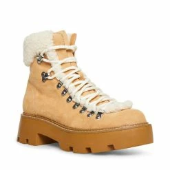 SteveMadden Women's Shoes CYCLONEE TAN FABRIC