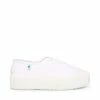 SteveMadden STREAM WHITE FABRIC