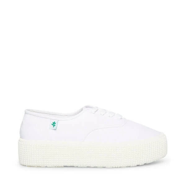 SteveMadden STREAM WHITE FABRIC
