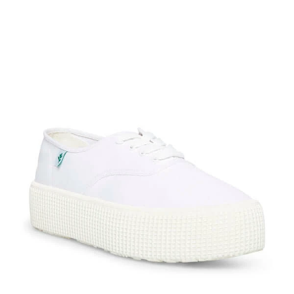 SteveMadden STREAM WHITE FABRIC