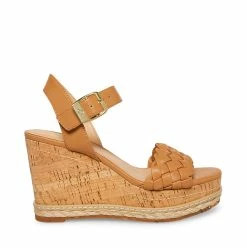 SteveMadden Women's Shoes JITNEY CAMEL PARIS