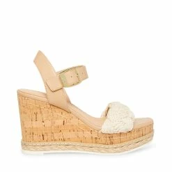 SteveMadden Women's Shoes JUNEE-W NATURAL MULTI