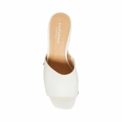 SteveMadden Women's Shoes RESTORE WHITE PARIS