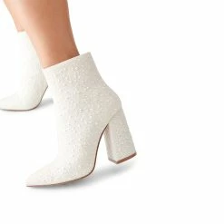STEVEMADDEN NELLE WHITE Women's Shoes