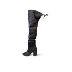Recurate Resale NORRIS GREY SUEDE HEELED BOOTS - SM REBOOTED
