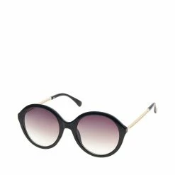 SteveMadden ROUND ABOUT SUNGLASSES BLACK Accessories