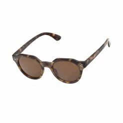 SteveMadden SCHOOLBOY ROUND SUNGLASSES TORTOISE Accessories
