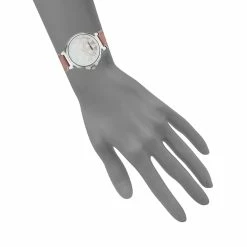 STEVEMADDEN STACKED LOGO WATCH BLUSH Accessories