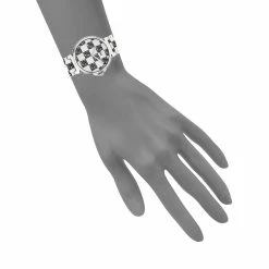 STEVEMADDEN Accessories BLOCK LOGO WATCH BLACK/WHITE