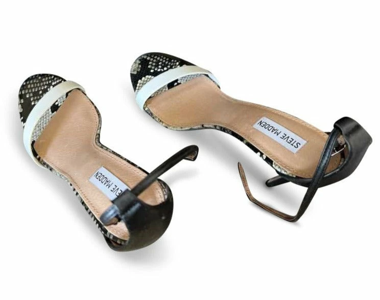 Recurate STECY ANKLE STRAP IN SNAKE SKIN - SM REBOOTED Resale