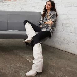 STEVEMADDEN LASSY BONE LEATHER