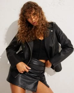 STEVEMADDEN JULIA JACKET BLACK