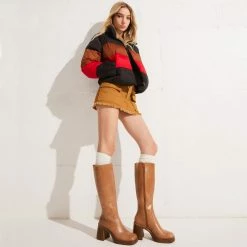 STEVEMADDEN FANATIK TAN LEATHER Women's Shoes