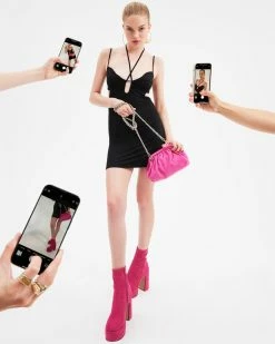 STEVEMADDEN TIEGAN DRESS BLACK