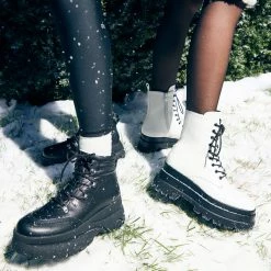 STEVEMADDEN Women's Shoes LUKA WHITE