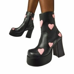 STEVEMADDEN Women's Shoes SWEETHEART BLACK LEATHER