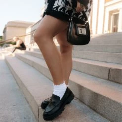 SteveMadden LAWRENCE BLACK LEATHER Women's Shoes