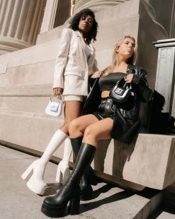 STEVEMADDEN AUDREY BLAZER BONE Women's Clothing