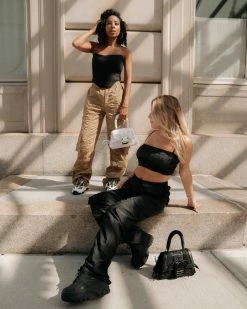 STEVEMADDEN KENZIE PANT BLACK Women's Clothing