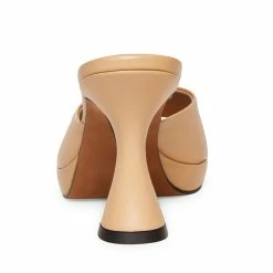 STEVEMADDEN PENNY BEIGE LEATHER