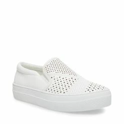 SteveMadden Women's Shoes GARDINA WHITE