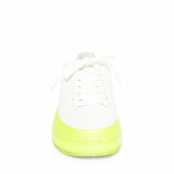 SteveMadden NEO WHITE/YELLOW Women's Shoes