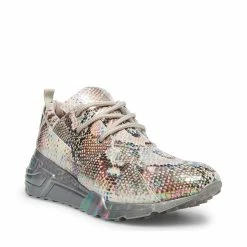 SteveMadden Men's RIDGE SILVER SNAKE