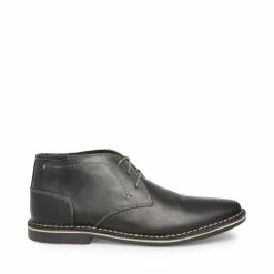 SteveMadden HARKEN BLACK LEATHER Men's