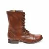 SteveMadden TROOPA BROWN LEATHER Women's Shoes